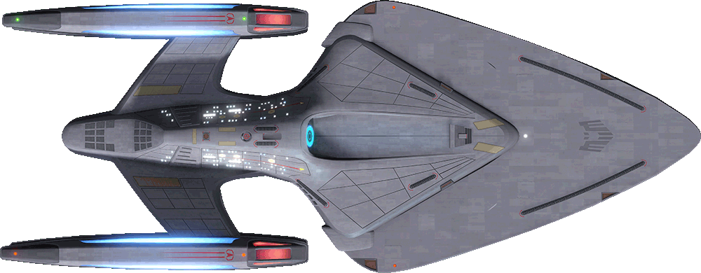 Bottom view of the USS Typhon
